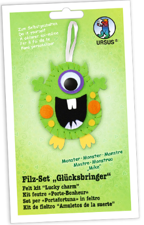 Vilt set geluksbrenger - Monster Mike